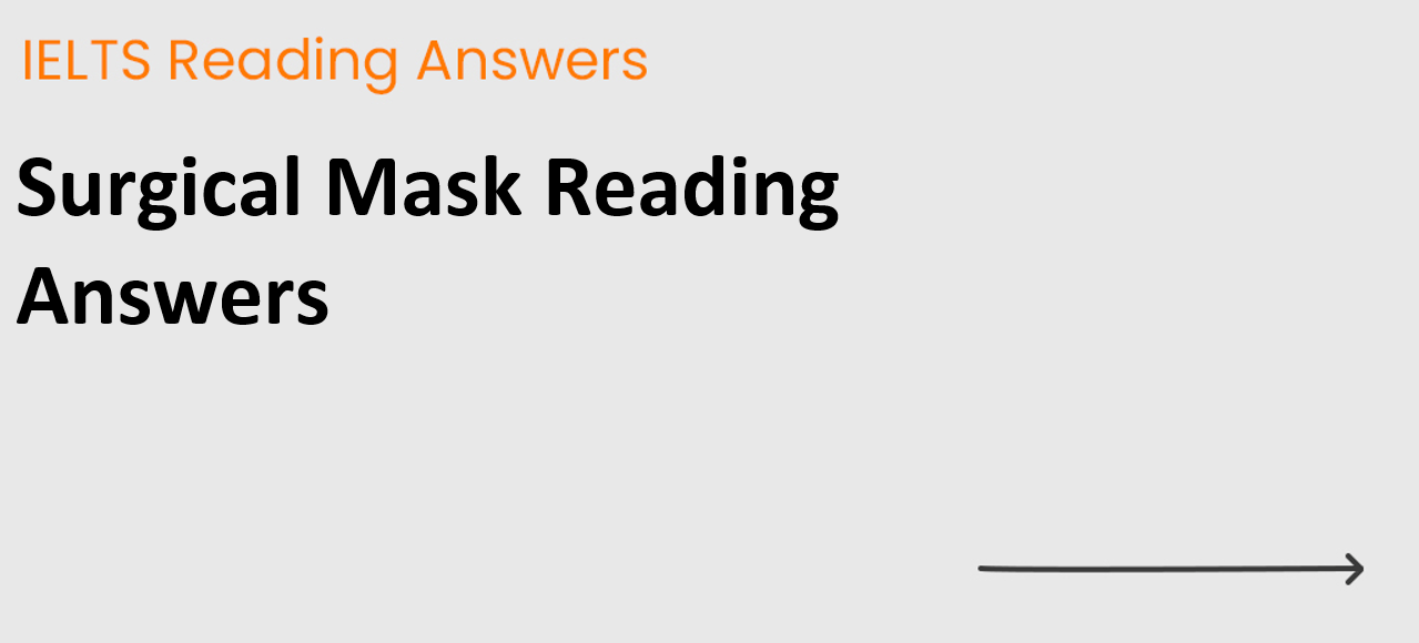Surgical Mask Reading Answers
